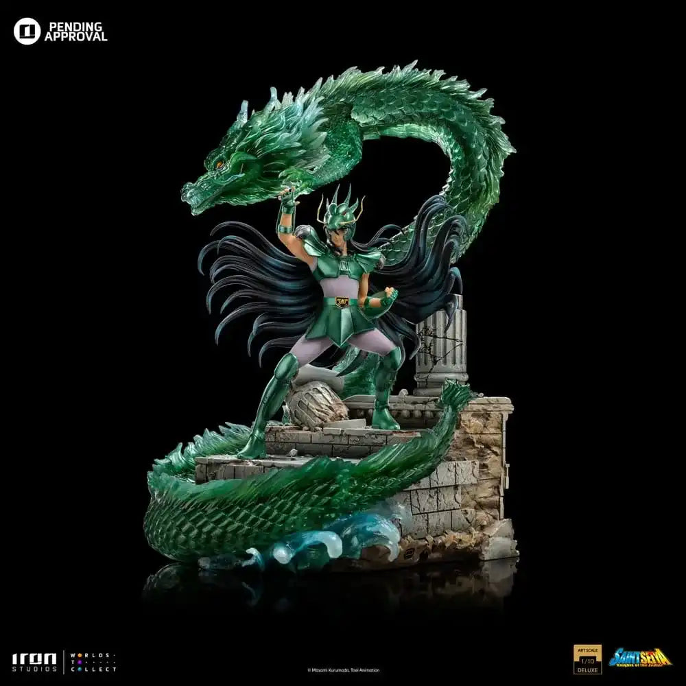 Saint Seiya Deluxe Art Scale Statue 1/10 Dragon Shiryu 38 cm - Smalltinytoystore