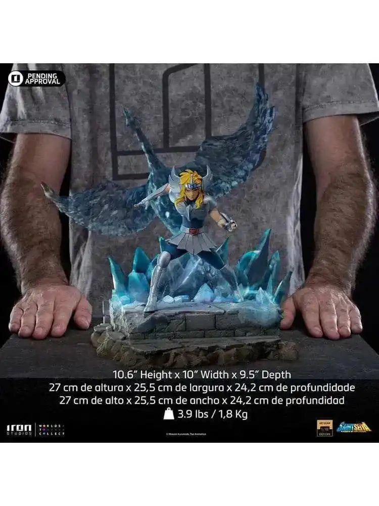 Saint Seiya Deluxe BDS Art Scale Statue 1/10 Cygnus Hyoga 27 cm - Smalltinytoystore