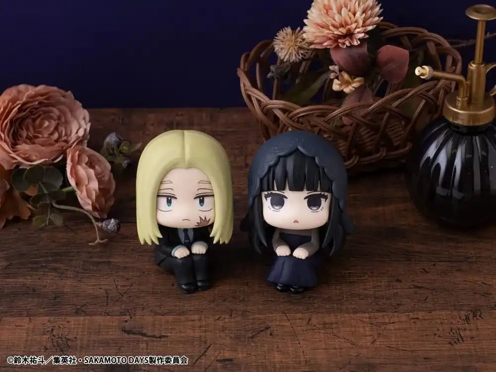Sakamoto Days Look Up PVC Statue Shishiba & Osaragi Set (with gift) 11 cm - Smalltinytoystore