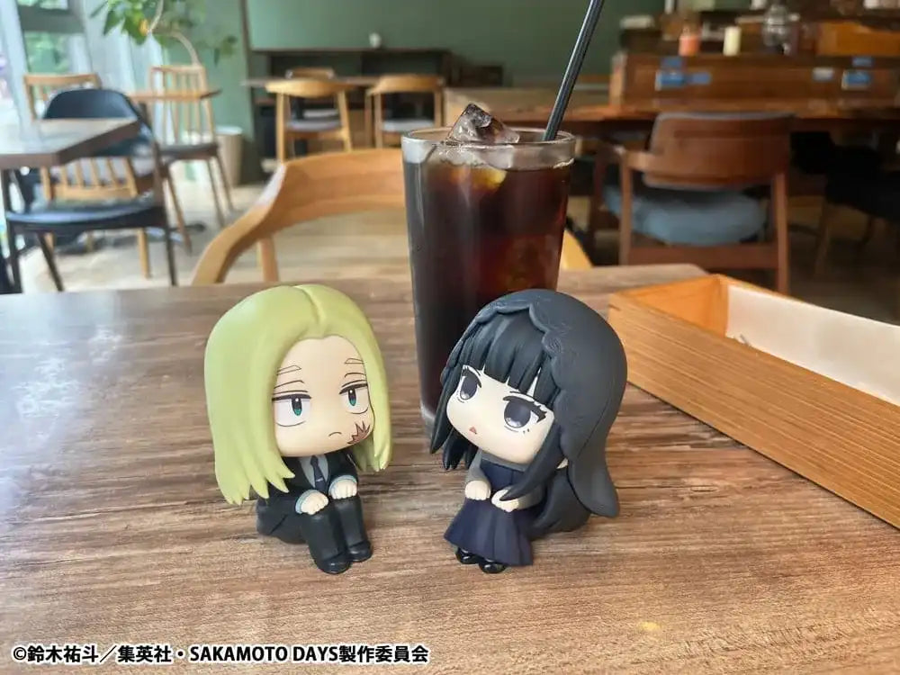 Sakamoto Days Look Up PVC Statue Shishiba & Osaragi Set (with gift) 11 cm - Smalltinytoystore