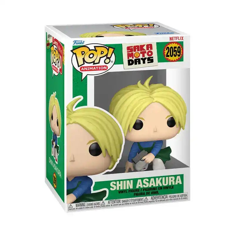 Sakamoto Days POP! Animation Vinyl Figuren Shin 9 cm - Smalltinytoystore