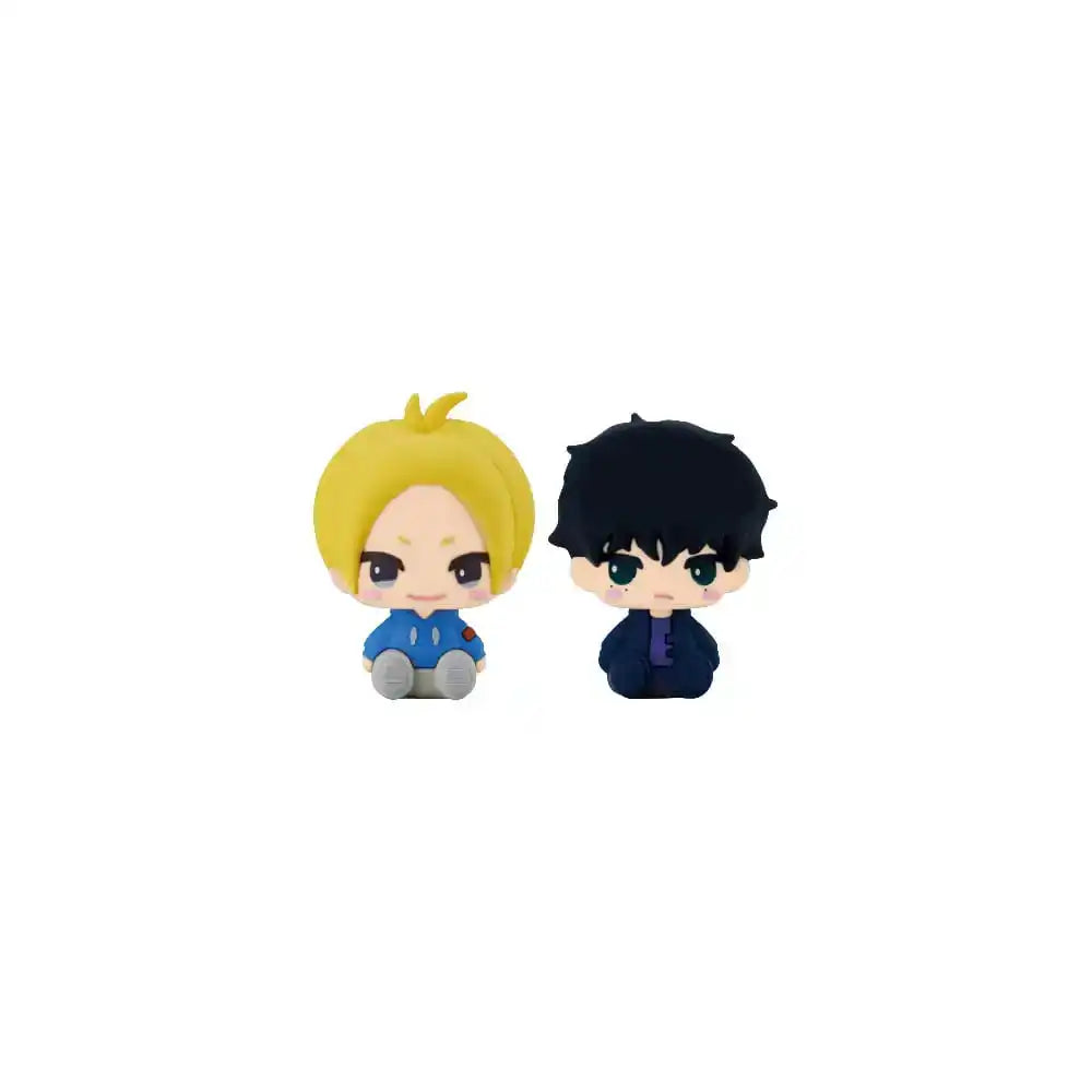 Sakamoto Days Pote Raba Rubber Mascot PVC Mini-Figuren Asakura Shin & Seba Natsuki 8 cm