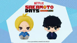 Sakamoto Days Pote Raba Rubber Mascot PVC Mini-Figuren Asakura Shin & Seba Natsuki 8 cm