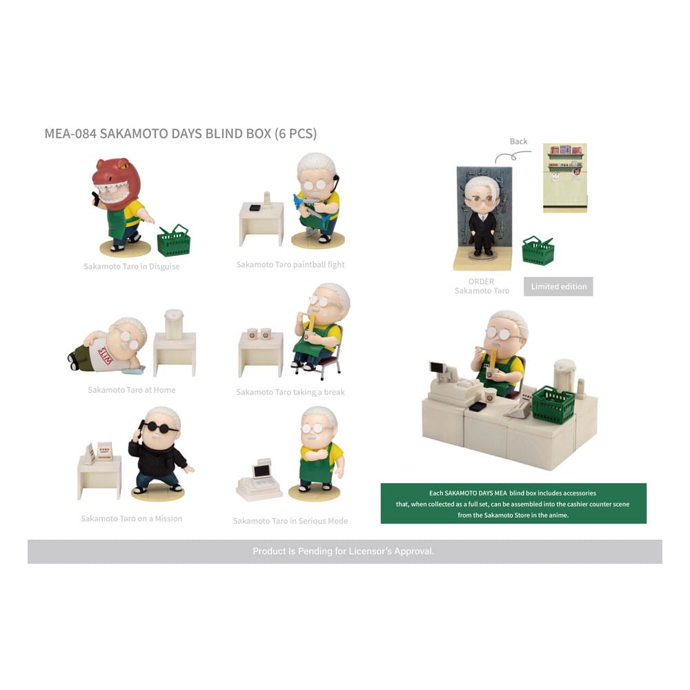 Sakamoto Nichijou Store Series Figuren Sakamoto Taro Blind Box (6) - Smalltinytoystore