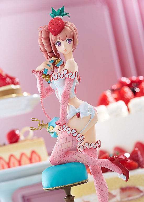 Salon de Vitrine PVC Statue 1/6 Strawberry Shortcake Bustier Girl 26 cm - Smalltinytoystore