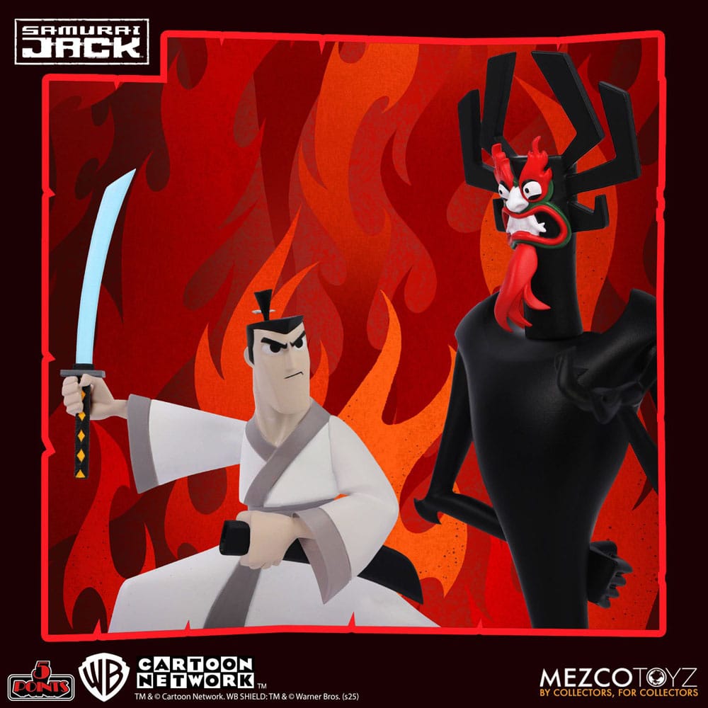 Samurai Jack 5 Points Actionfiguren 9 cm Deluxe Set Sortiment (24) - Smalltinytoystore