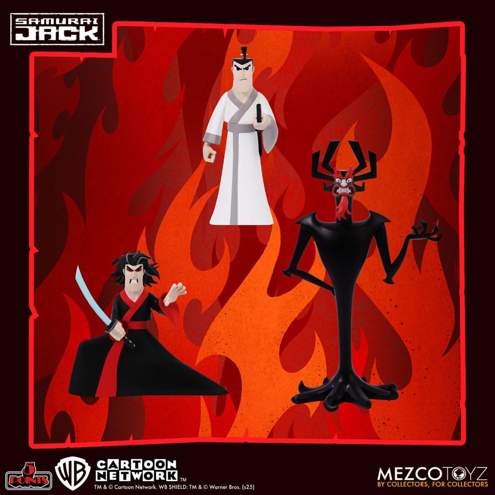 Samurai Jack 5 Points Actionfiguren 9 cm Deluxe Set Sortiment (24) - Smalltinytoystore