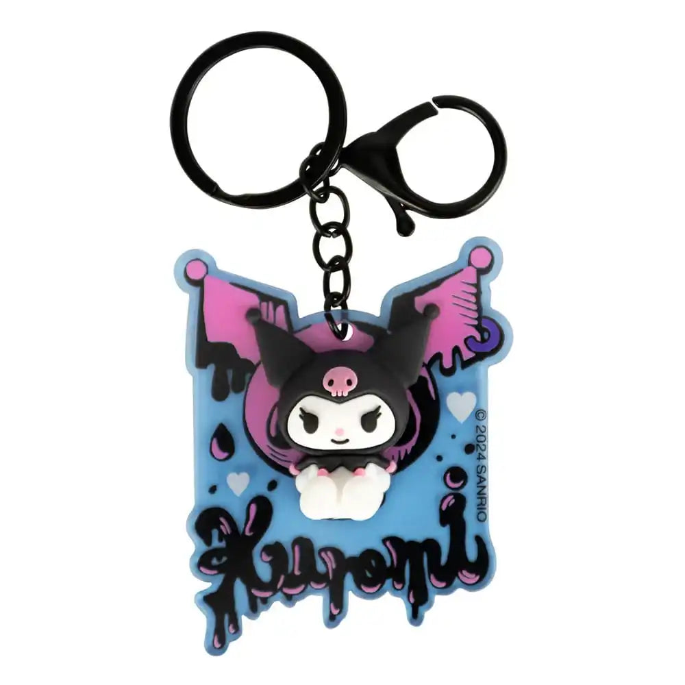 Sanrio 3D Acryl Schlüsselanhänger Kuromi - Smalltinytoystore