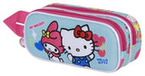 Sanrio 3D Double Federmäppchen Hello Kitty Friendship Blue