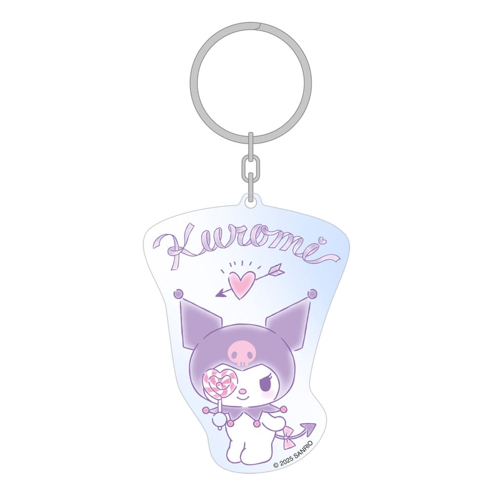 Sanrio Acryl Schlüsselanhänger Kuromi 6 cm - Smalltinytoystore