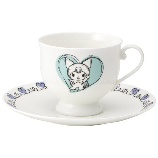 Sanrio Bone China Tasse und Teller Set Kuromi - Smalltinytoystore