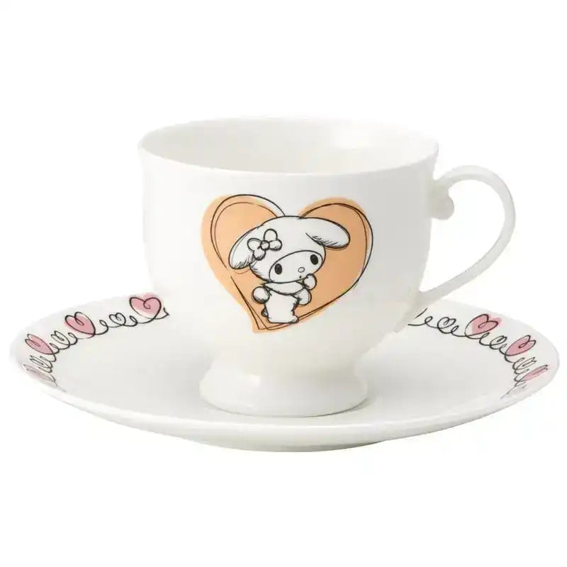 Sanrio Bone China Tasse und Teller Set My Melody - Smalltinytoystore