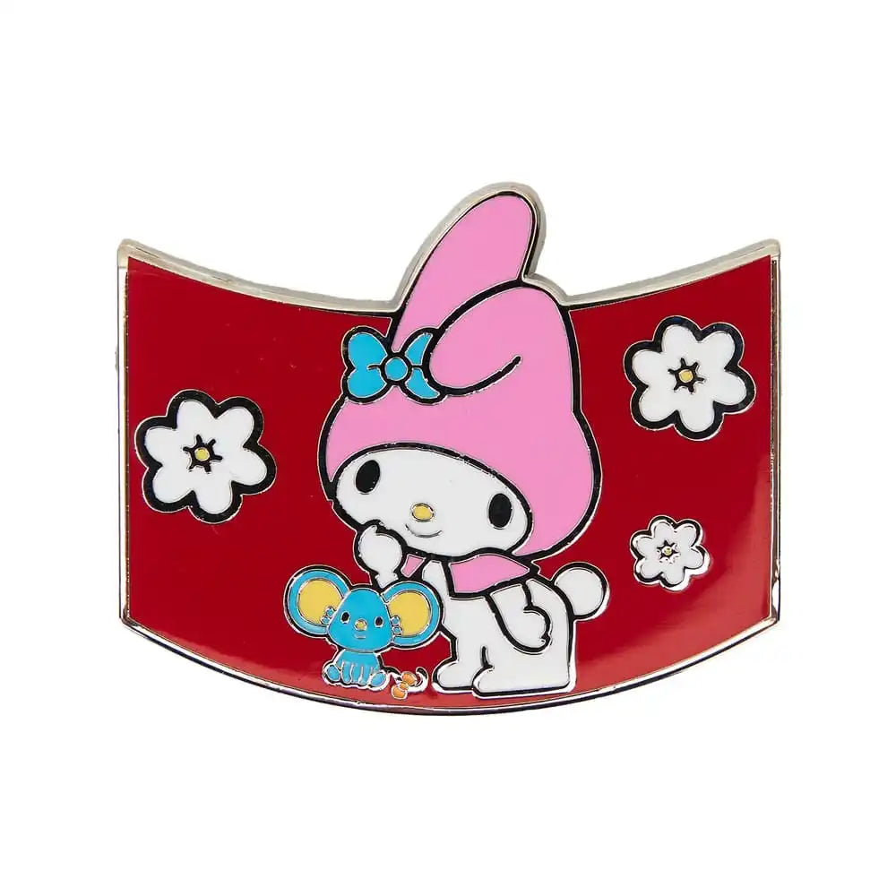 Sanrio by Loungefly Ansteck-Pins Sanrio & Friends Color Block Blind Box Sortiment (12) - Smalltinytoystore