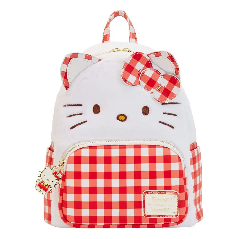 Sanrio by Loungefly Mini Rucksack Hello Kitty Gingham Cosplay - Smalltinytoystore