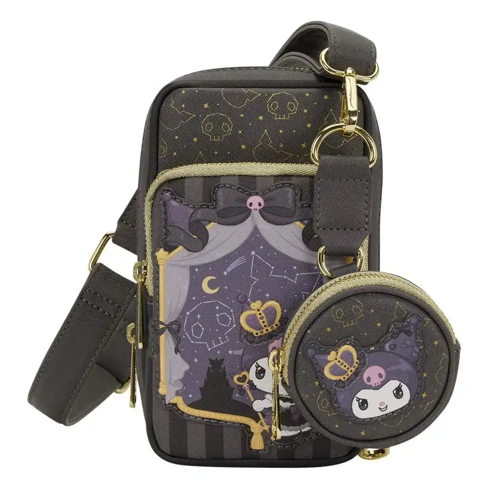Sanrio by Loungefly Umhängetasche mit Geldbeutel 20th Anniversary Kuromi Cell Phone