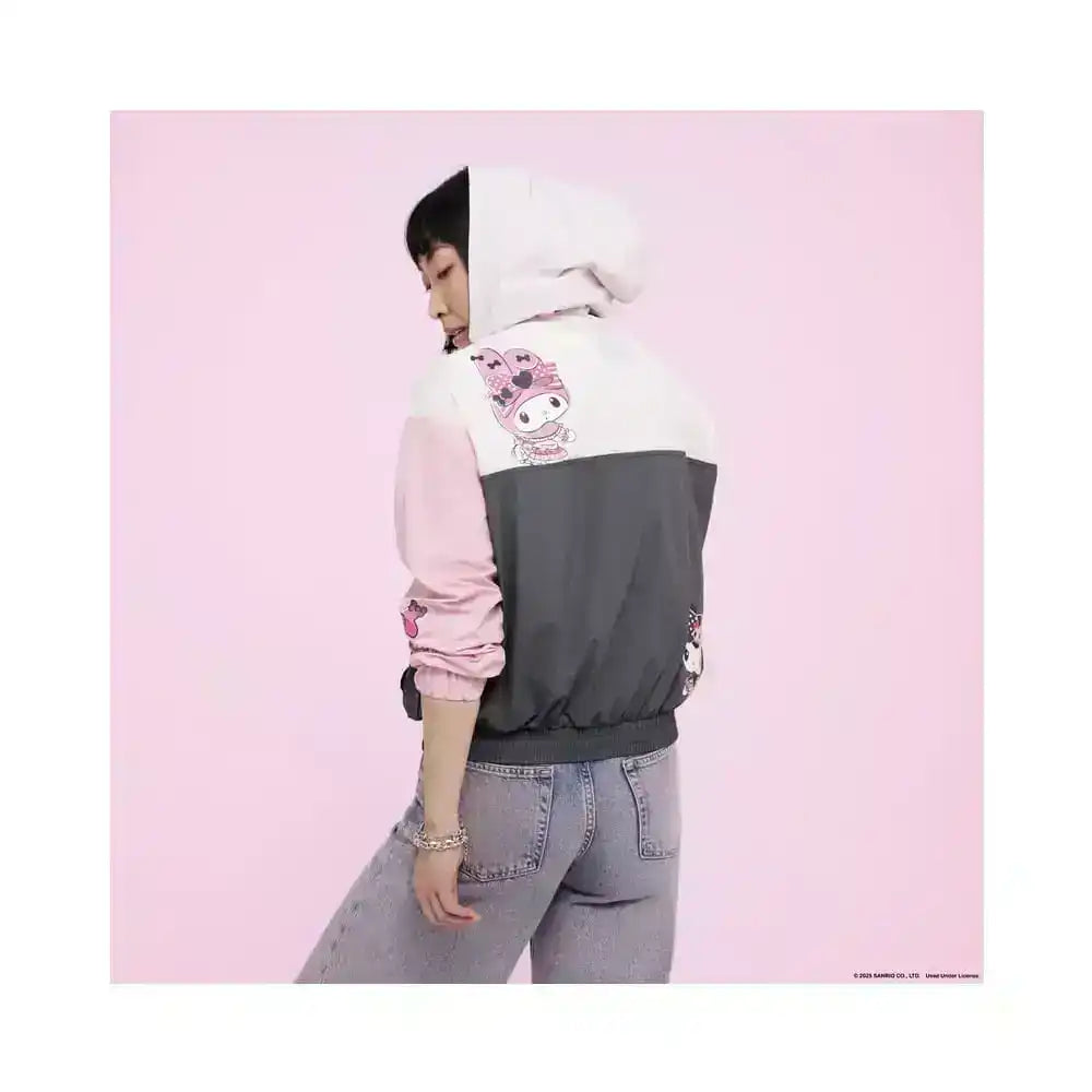 Sanrio by Loungefly Windbreaker Jacke My Melody and Kuromi Größe XL