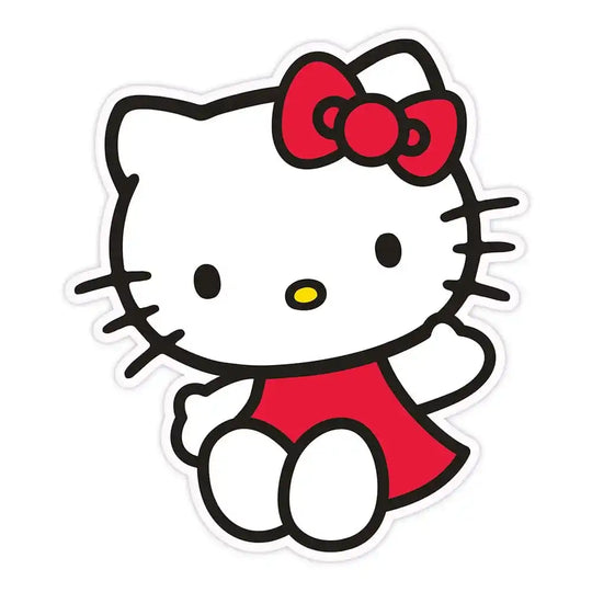 Sanrio Dekokissen Hello Kitty Red Dress 36 cm - Smalltinytoystore