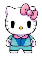Sanrio DZNR Plüschfigur Hello Kitty City Pop Edition 18 cm