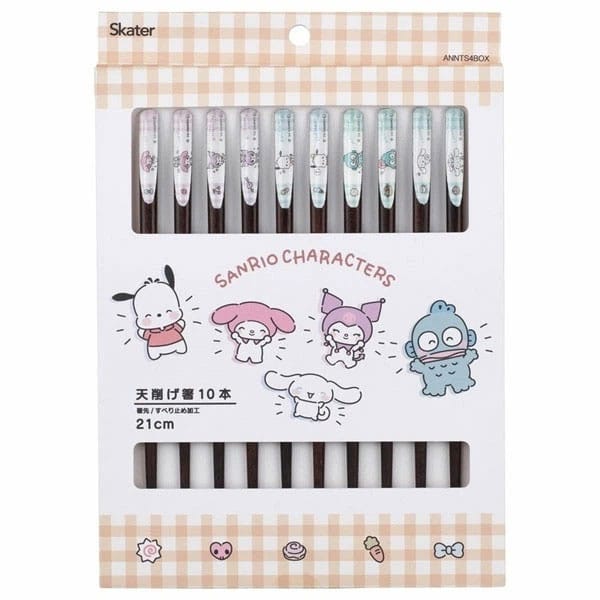 Sanrio Essstäbchen 10er-Pack Characters - Smalltinytoystore