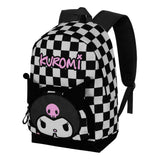 Sanrio Fan HS Rucksack Kuromi B & W 2.2 Black. - Smalltinytoystore