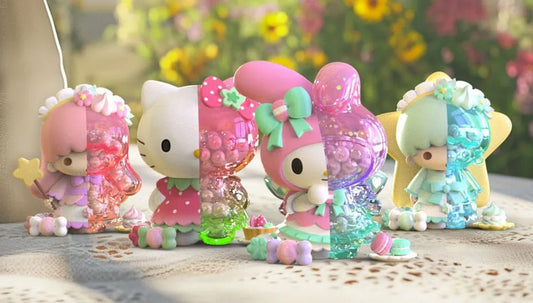 Sanrio Floral Daydream Series Kandy 4 inch Vinyl Figure Blind Box Display (6) - Smalltinytoystore