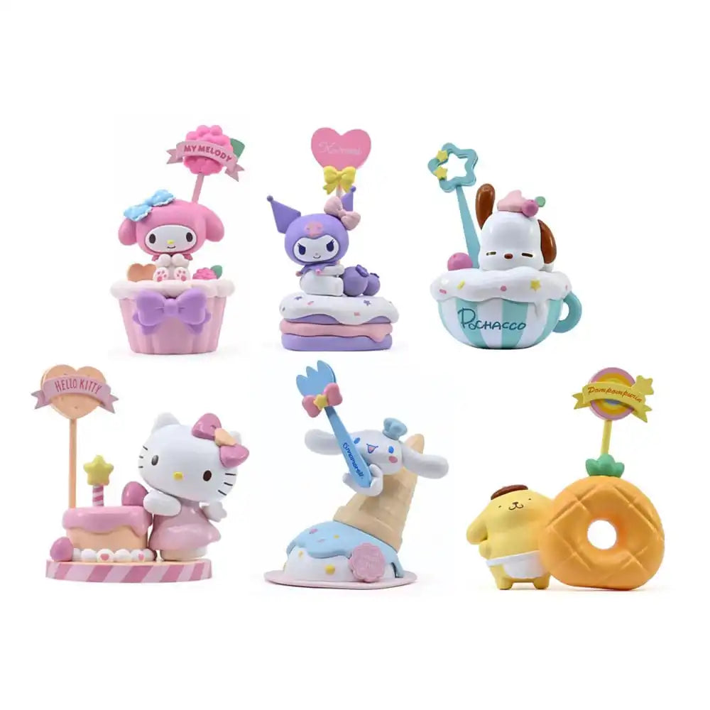 Sanrio Memo Stand Party Time Series Minifiguren Hello Kitty and Friends 7 cm Display (12) - Smalltinytoystore
