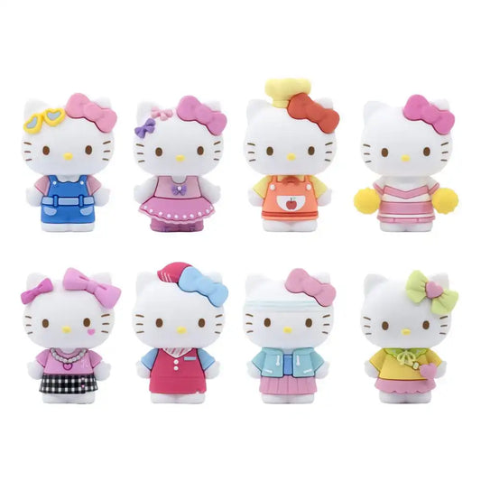 Sanrio Mini-Doll Cute Outfits Series Minifiguren Hello Kitty 5 cm Display (12) - Smalltinytoystore