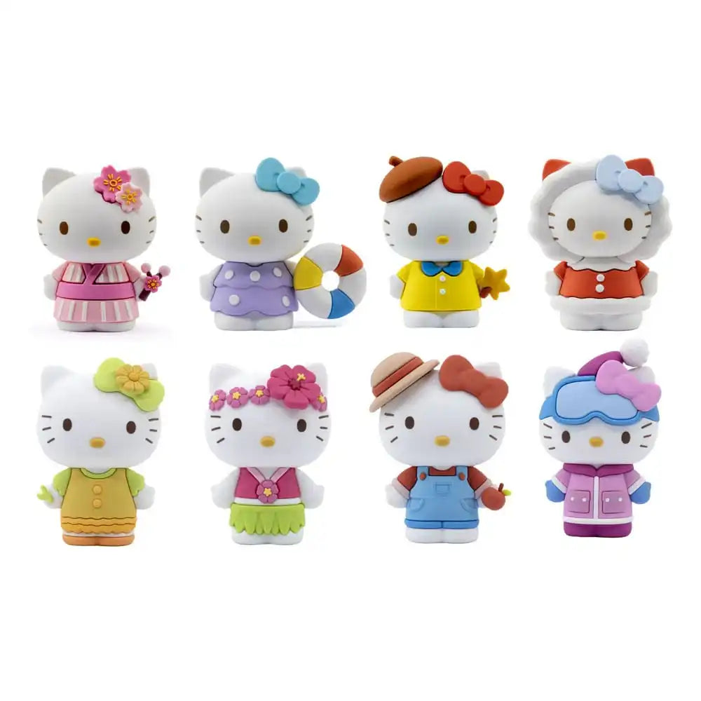 Sanrio Mini-Doll Four Seasons Series Minifiguren Hello Kitty 7 cm Display (12) - Smalltinytoystore
