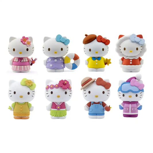 Sanrio Mini-Doll Four Seasons Series Minifiguren Hello Kitty 7 cm Display (12) - Smalltinytoystore