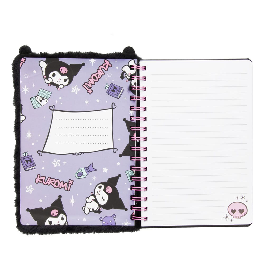 Sanrio Notizbuch Kuromi Fluffy - Smalltinytoystore