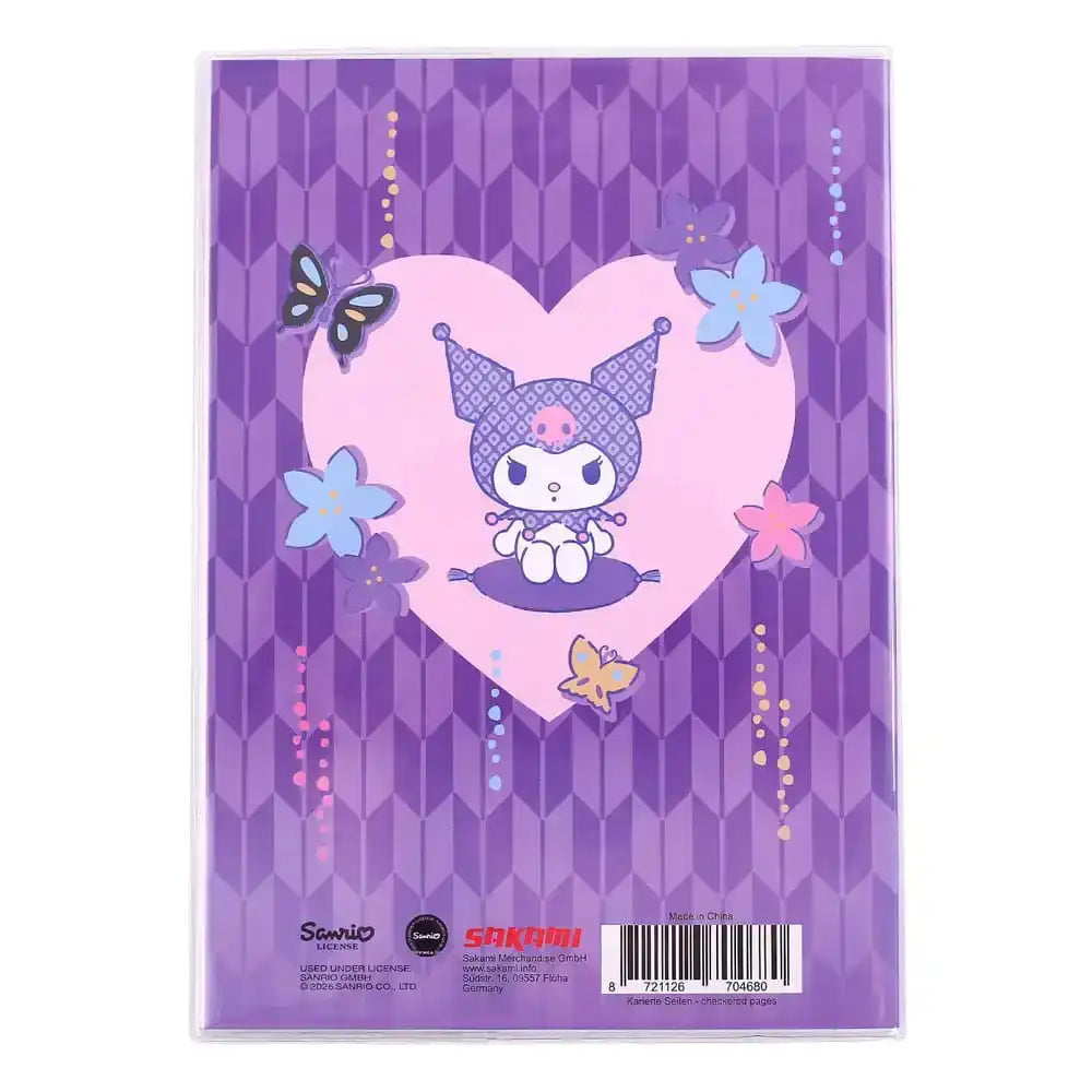 Sanrio Notizbuch Kuromi Japanese Holographic Checkered