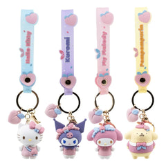 Sanrio Peach Series Schlüsselanhänger Hello Kitty and Friends Display (12) - Smalltinytoystore