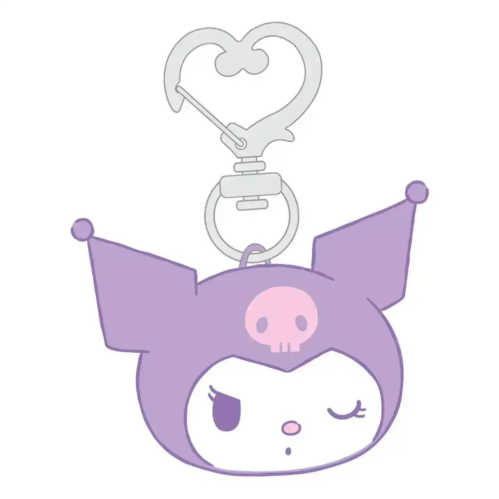 Sanrio Plüsch-Schlüsselanhänger Kuromi - Smalltinytoystore