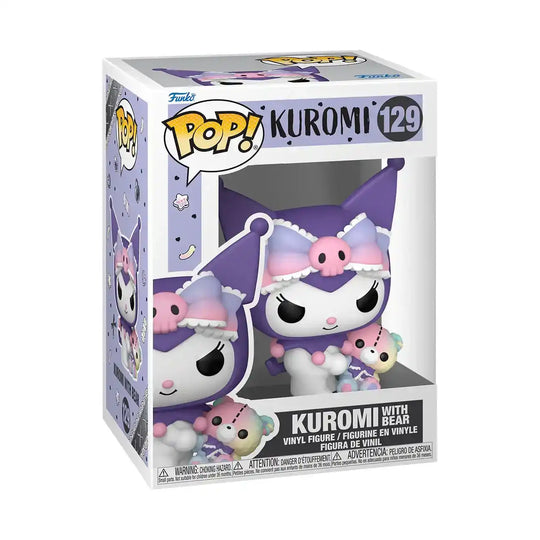 Sanrio POP!&Buddy Animation Vinyl Figuren Kuromi w/ Bear 9 cm