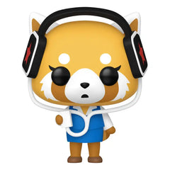 Sanrio POP! Animation Vinyl Figur Aggretsuko w/headphones 9 cm - Smalltinytoystore