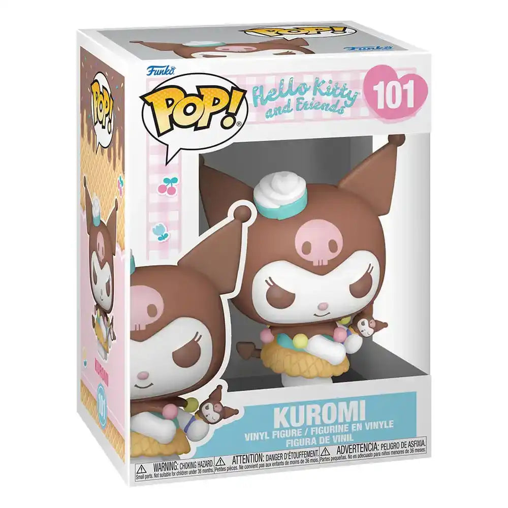 Sanrio POP! Animation Vinyl Figur Hello Kitty- Kuromi(IC) 9 cm - Smalltinytoystore