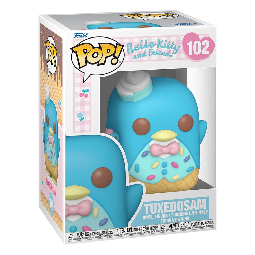 Sanrio POP! Animation Vinyl Figur Hello Kitty- TuxedoSam (IC) 9 cm - Smalltinytoystore