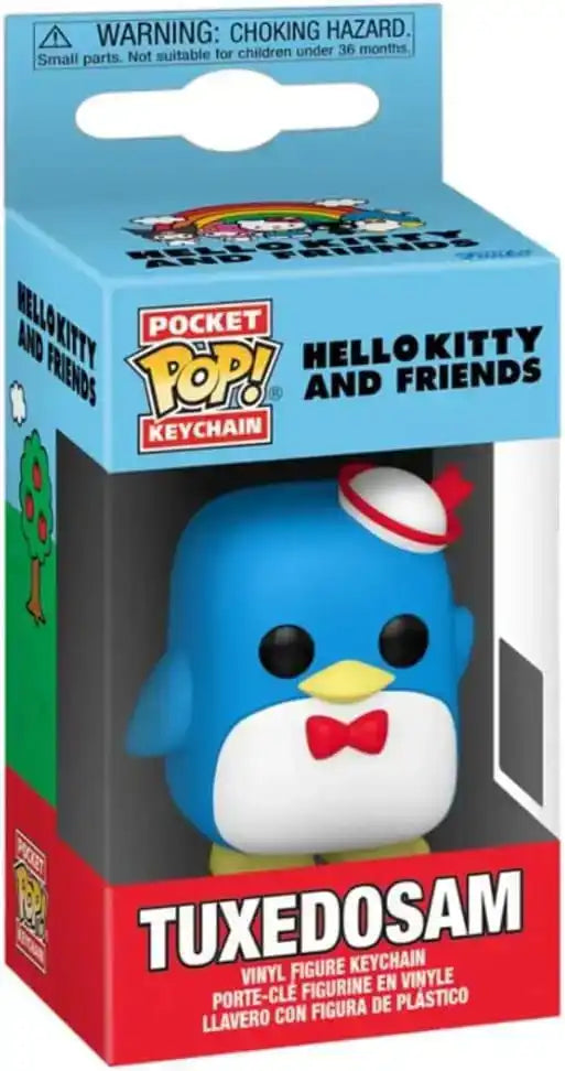 Sanrio POP! Vinyl Schlüsselanhänger 4 cm Tuxedosam Display (12)