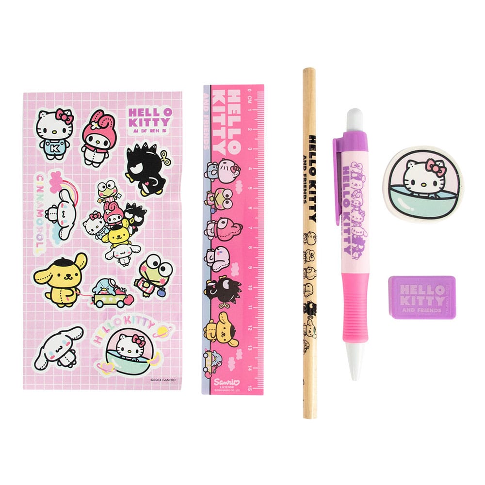 Sanrio Schreibset 6er-Pack Hello Kitty - Smalltinytoystore