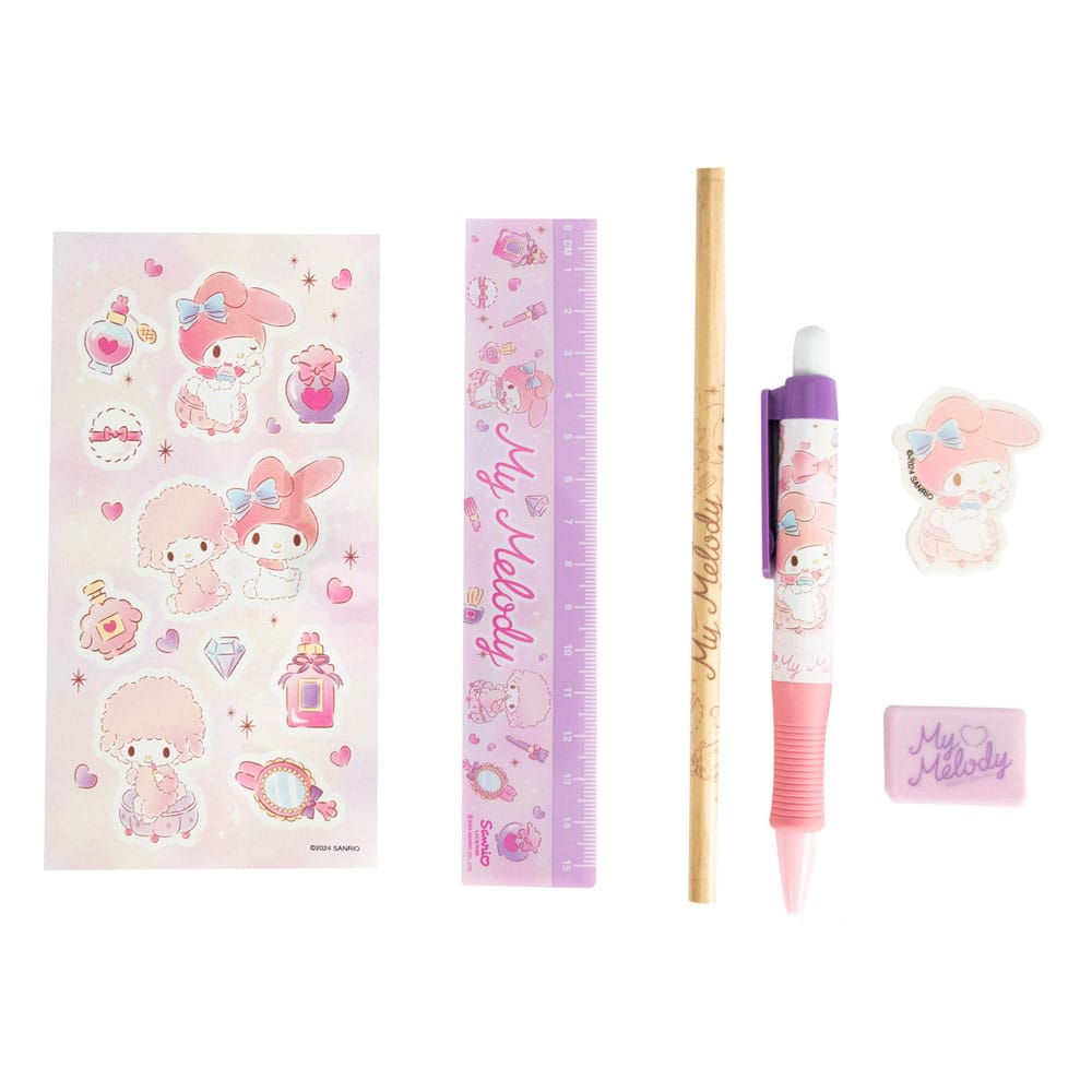 Sanrio Schreibset 6er-Pack My Melody - Smalltinytoystore