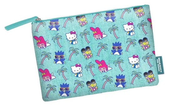 Sanrio Soleil Kulturbeutel Hello Kitty Palms Turquoise