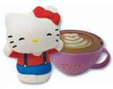Sanrio Squishy Figuren Hello Kitty Cappuccino Display (8) - Smalltinytoystore