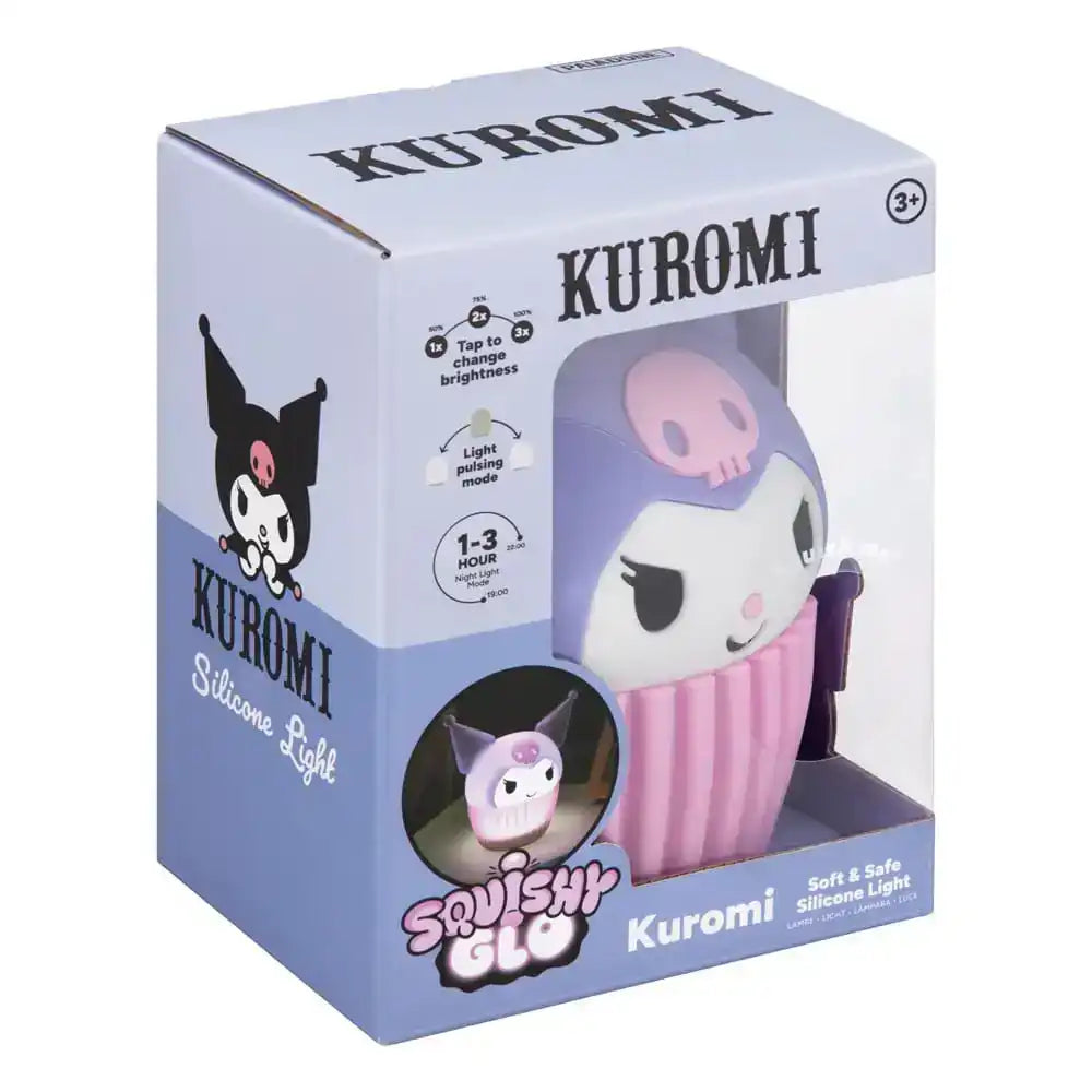 Sanrio Squishy Glo Silikon-Leuchte Kuromi 15 cm - Smalltinytoystore