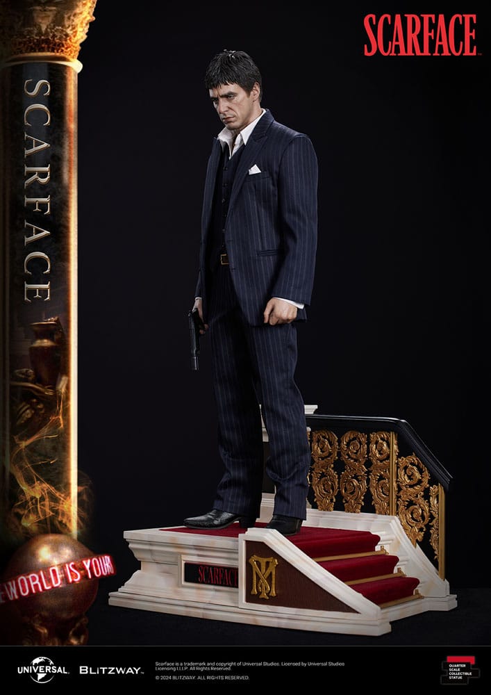 Scarface Superb Scale Statue 1/4 Tony Montana 53 cm - Smalltinytoystore