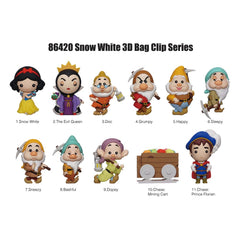 Schneewittchen 3D PVC-Taschenanhänger Classic Series 66 Display (24) - Smalltinytoystore