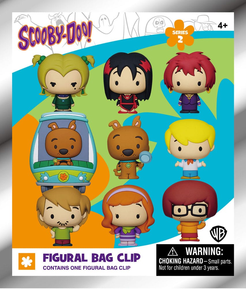 Scooby-Doo 3D PVC-Taschenanhänger Series 2 Display (24) - Smalltinytoystore