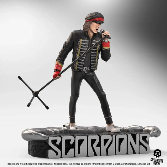 Scorpions Rock Iconz Statue Klaus Meine Limited Edition 22 cm - Smalltinytoystore