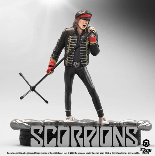 Scorpions Rock Iconz Statue Klaus Meine Limited Edition 22 cm - Smalltinytoystore