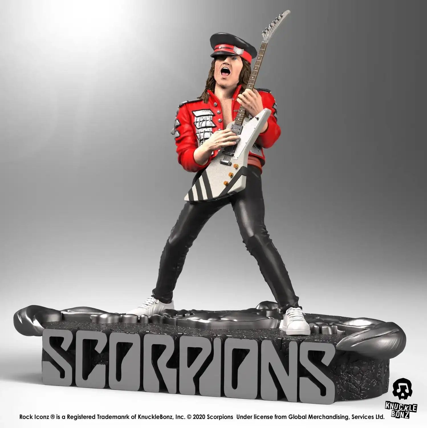 Scorpions Rock Iconz Statue Matthias Jabs Limited Edition 22 cm - Smalltinytoystore