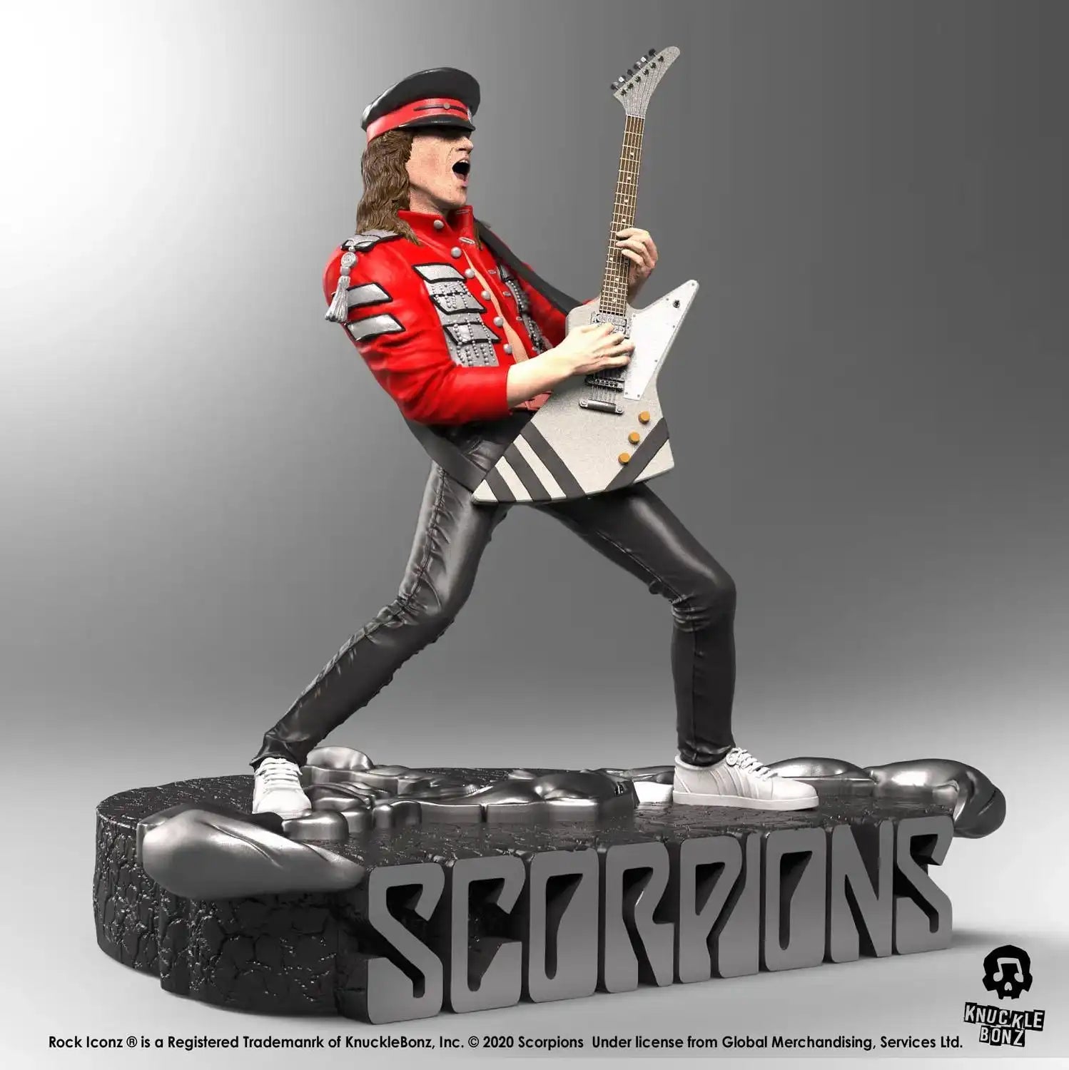 Scorpions Rock Iconz Statue Matthias Jabs Limited Edition 22 cm - Smalltinytoystore